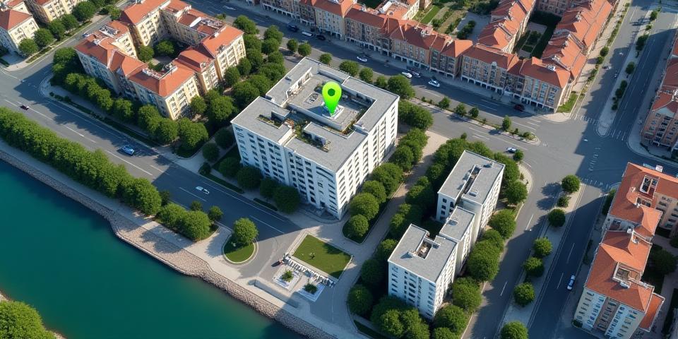 Slikovni prikaz lokacije Opti Consult na Dunajski cesti 151 v Ljubljani.